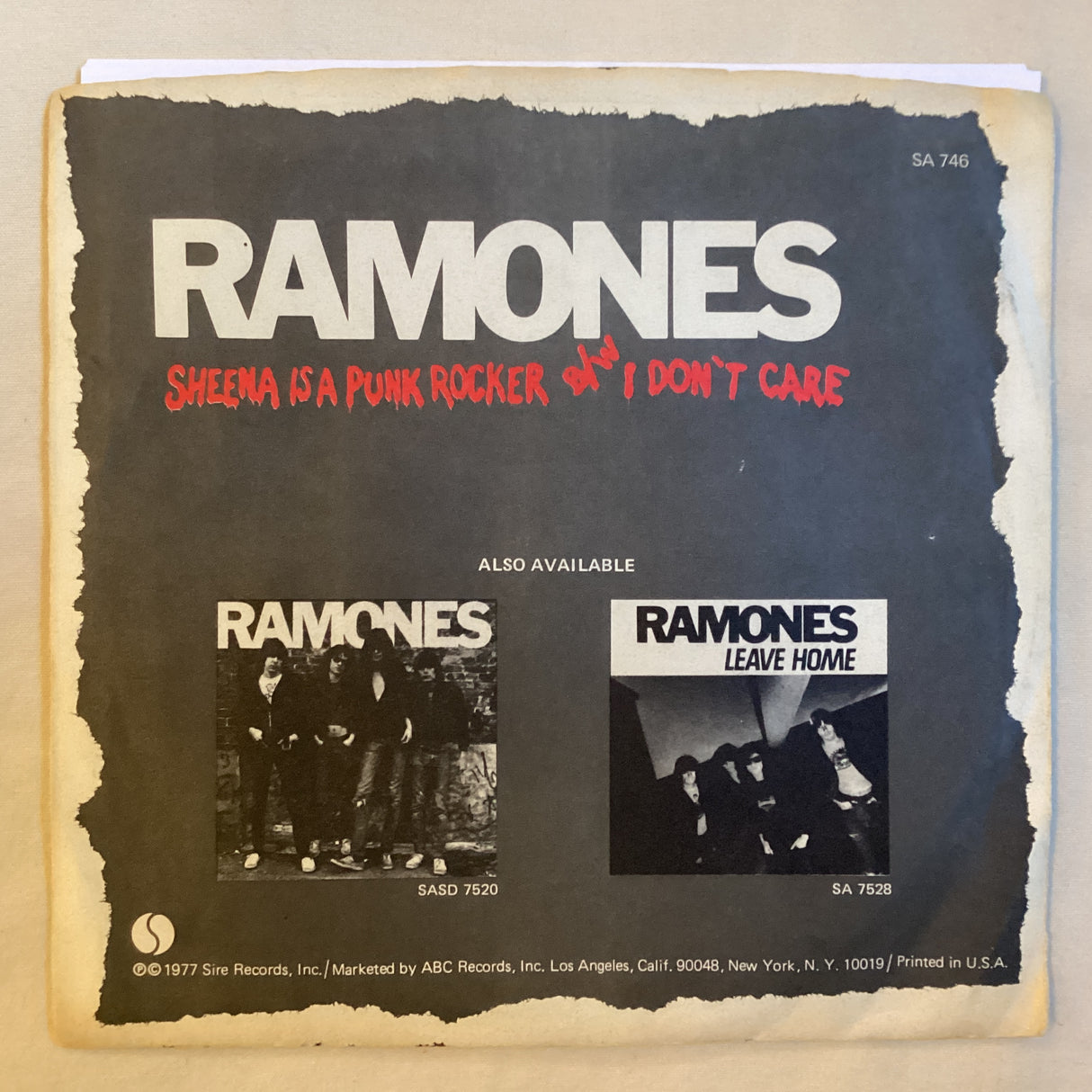 Ramones - Sheena Is A Punk Rocker