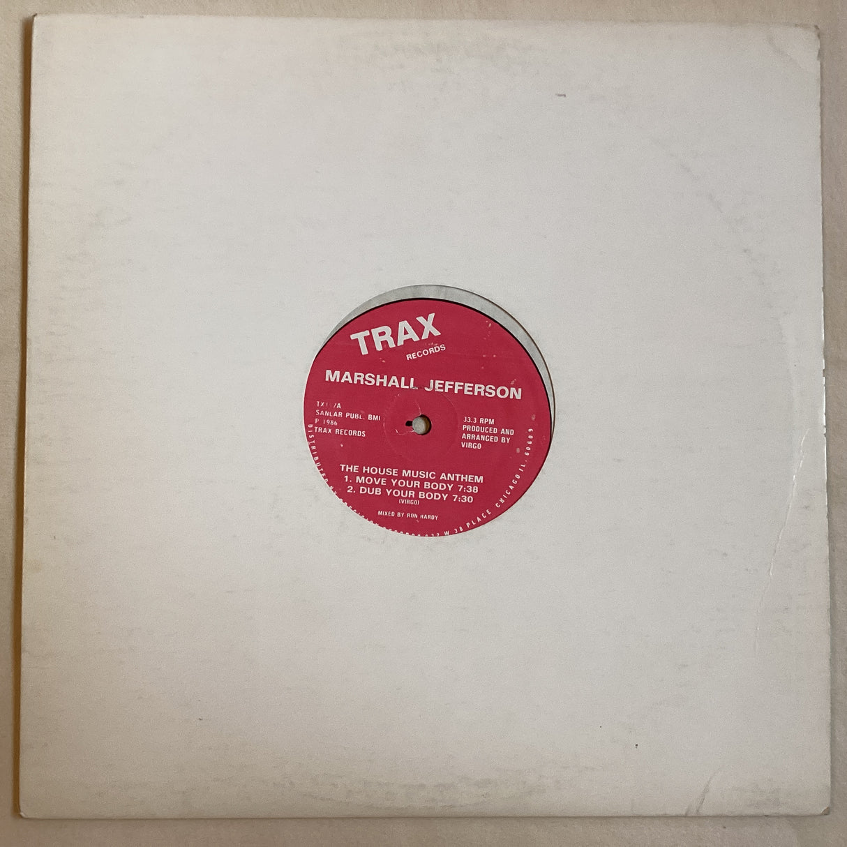 Jefferson, Marshall - House Music Anthem