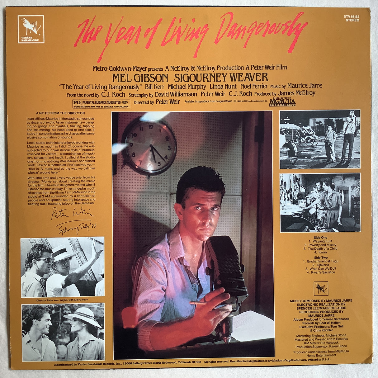 Soundtrack - Year Of Living Dangerously