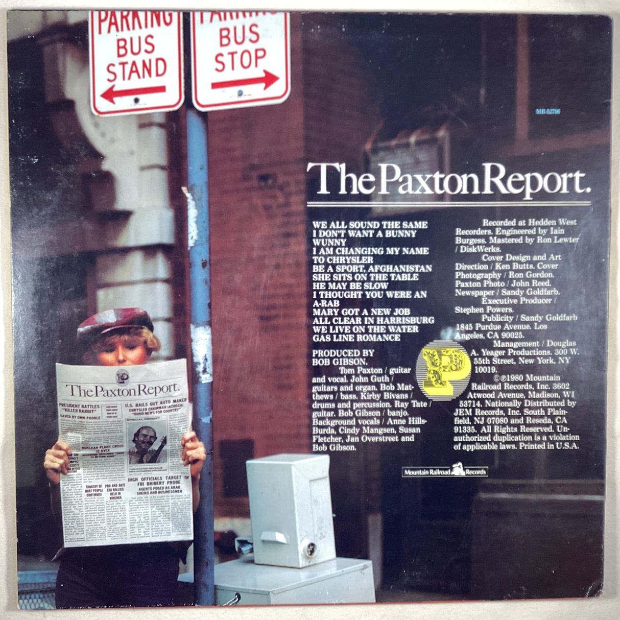 Paxton, Tom - Paxton Report