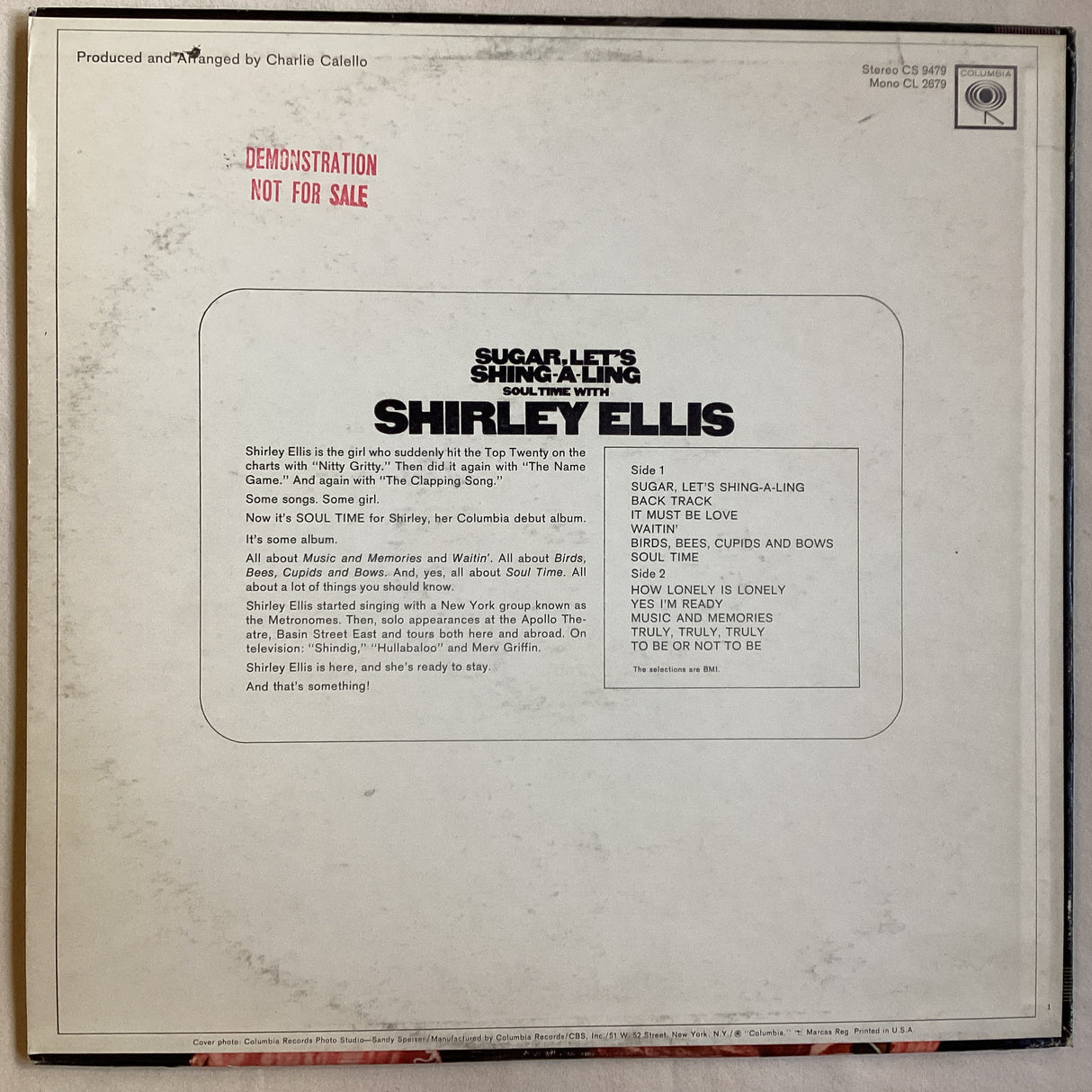 Ellis, Shirley - Sugar, Let's Shing-A-Ling