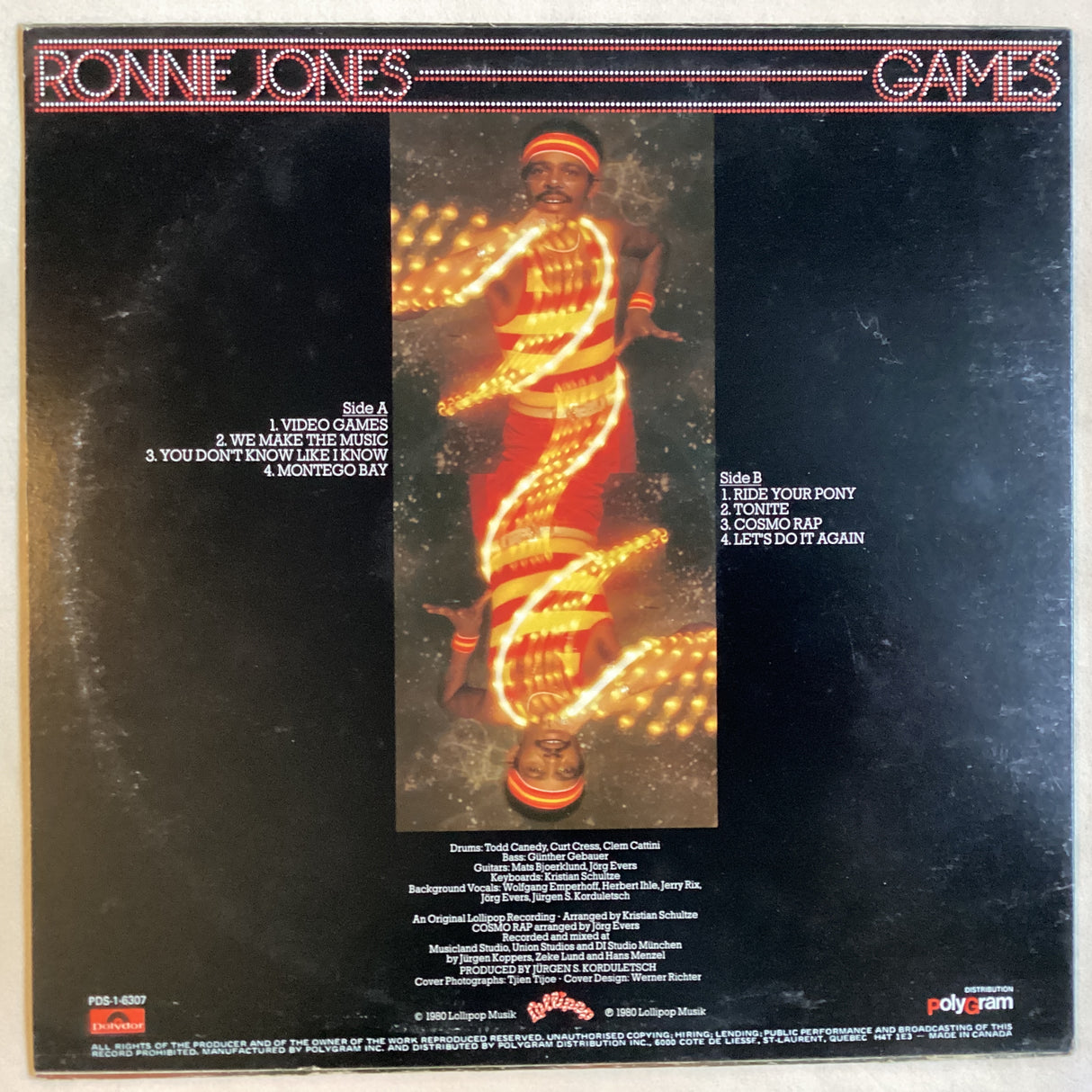 Jones, Ronnie - Games