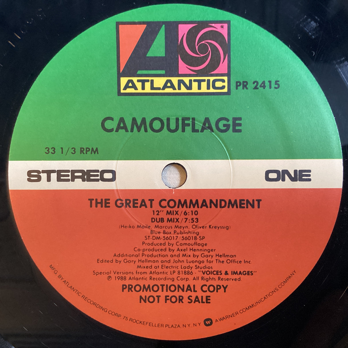 Camouflage - Great Commandment(PS)