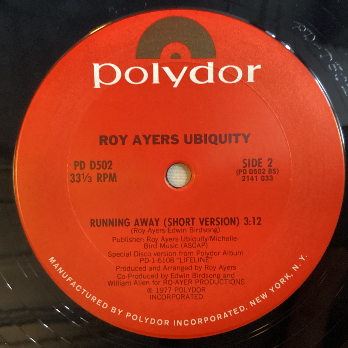 Ayers, Roy - Running Away