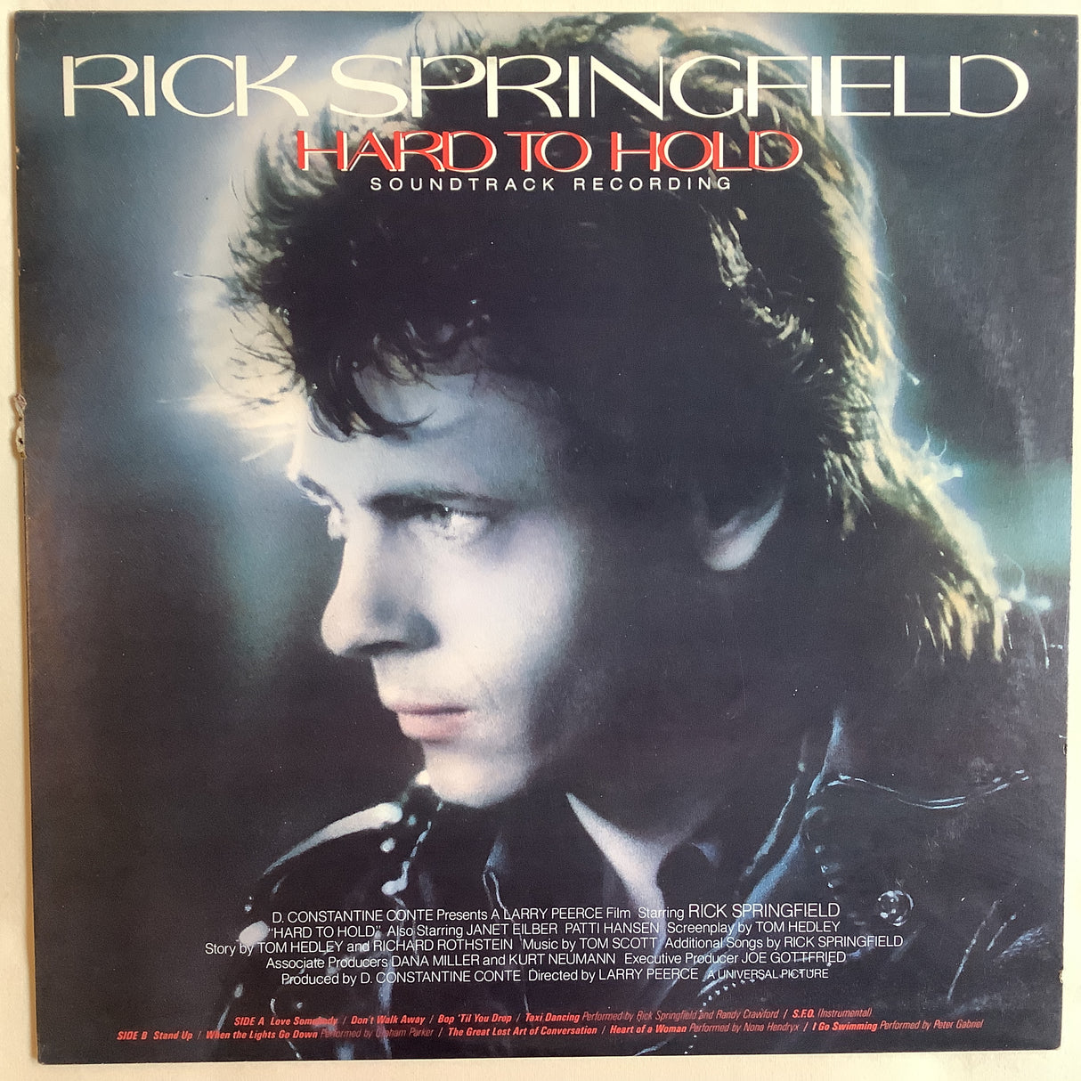 Springfield, Rick - Hard To Hold