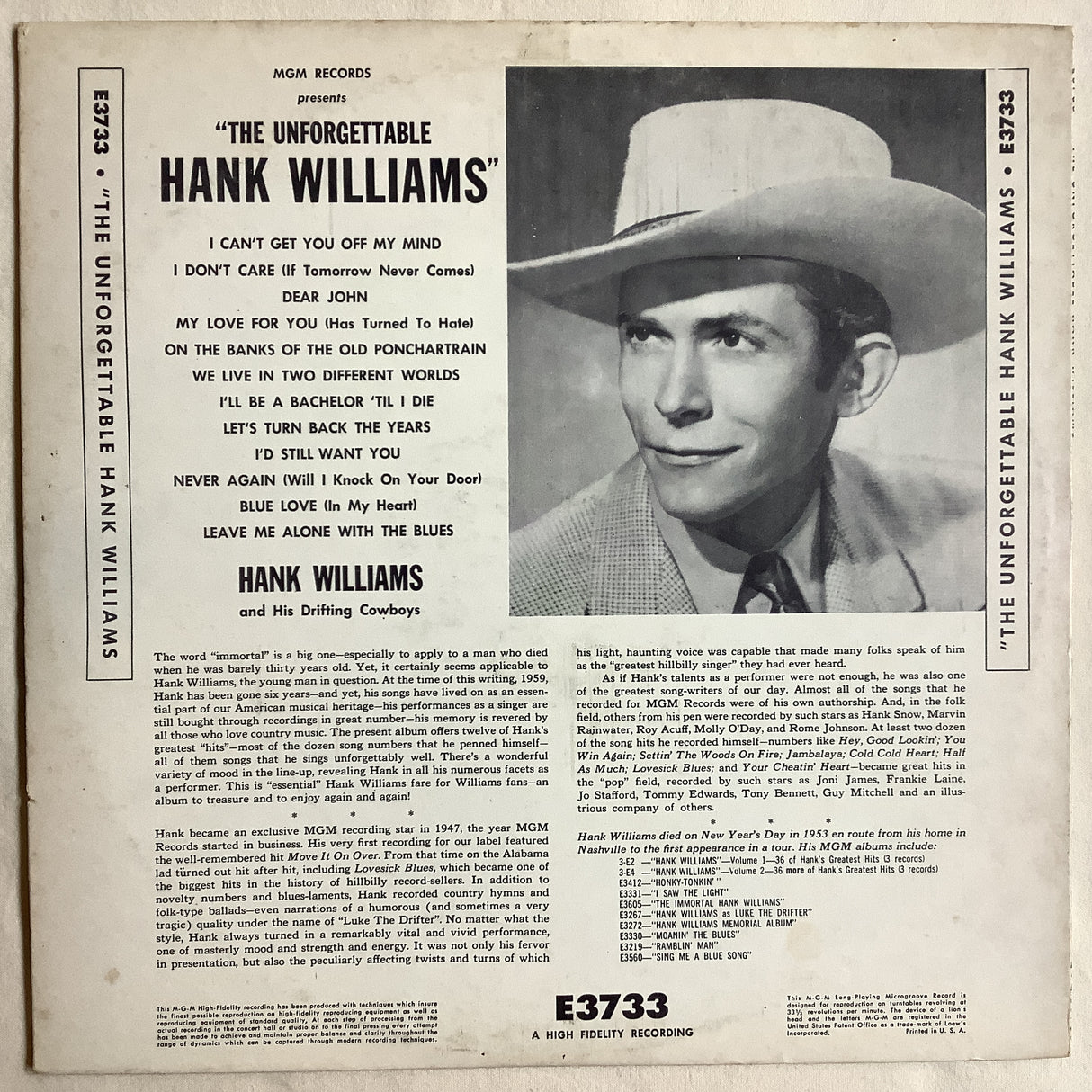 Williams, Hank - Unforgettable