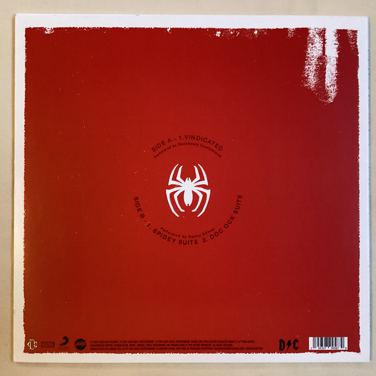 Dashboard Confessional - Spider-Man 2 EP