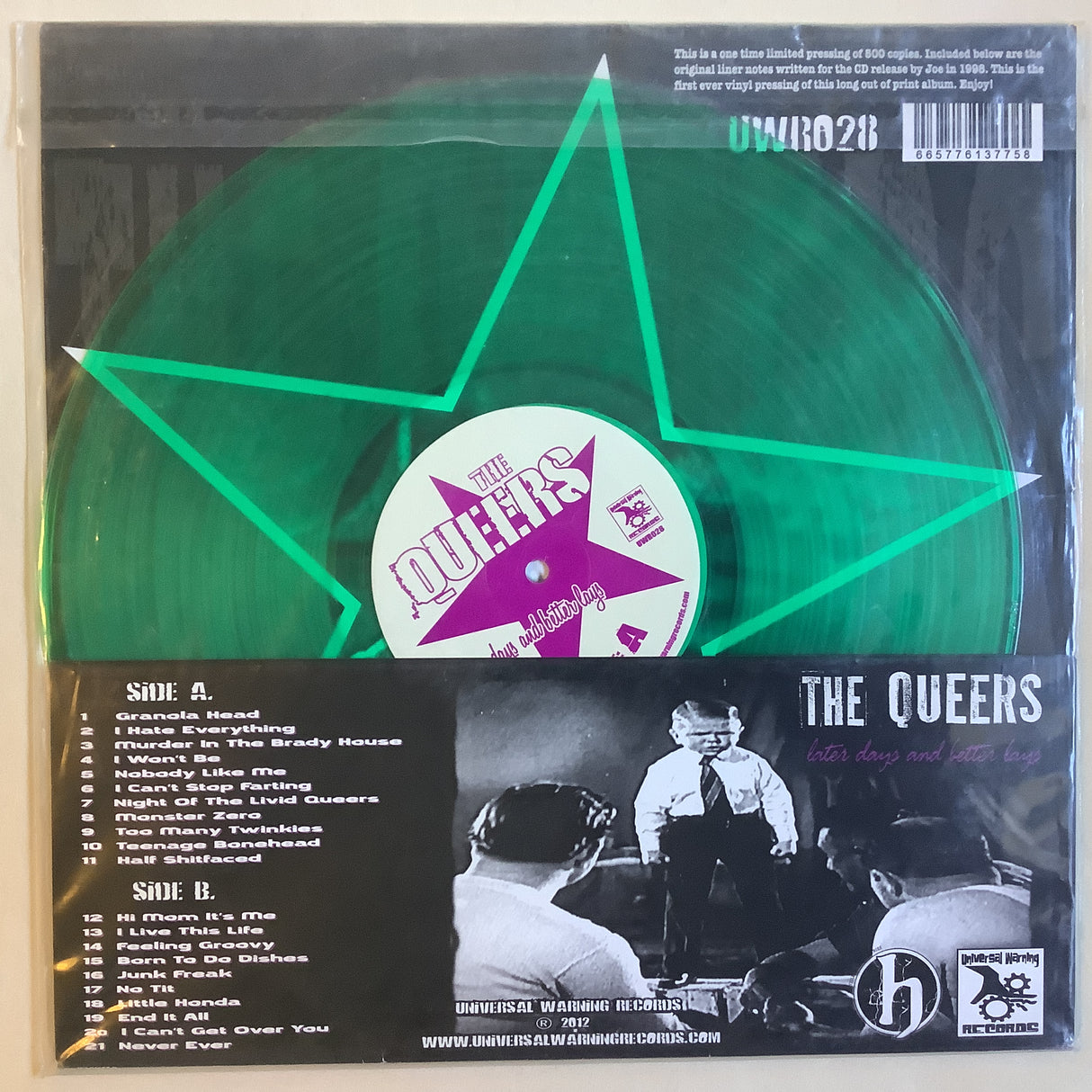 Queers, The - Later Days And Better Lays