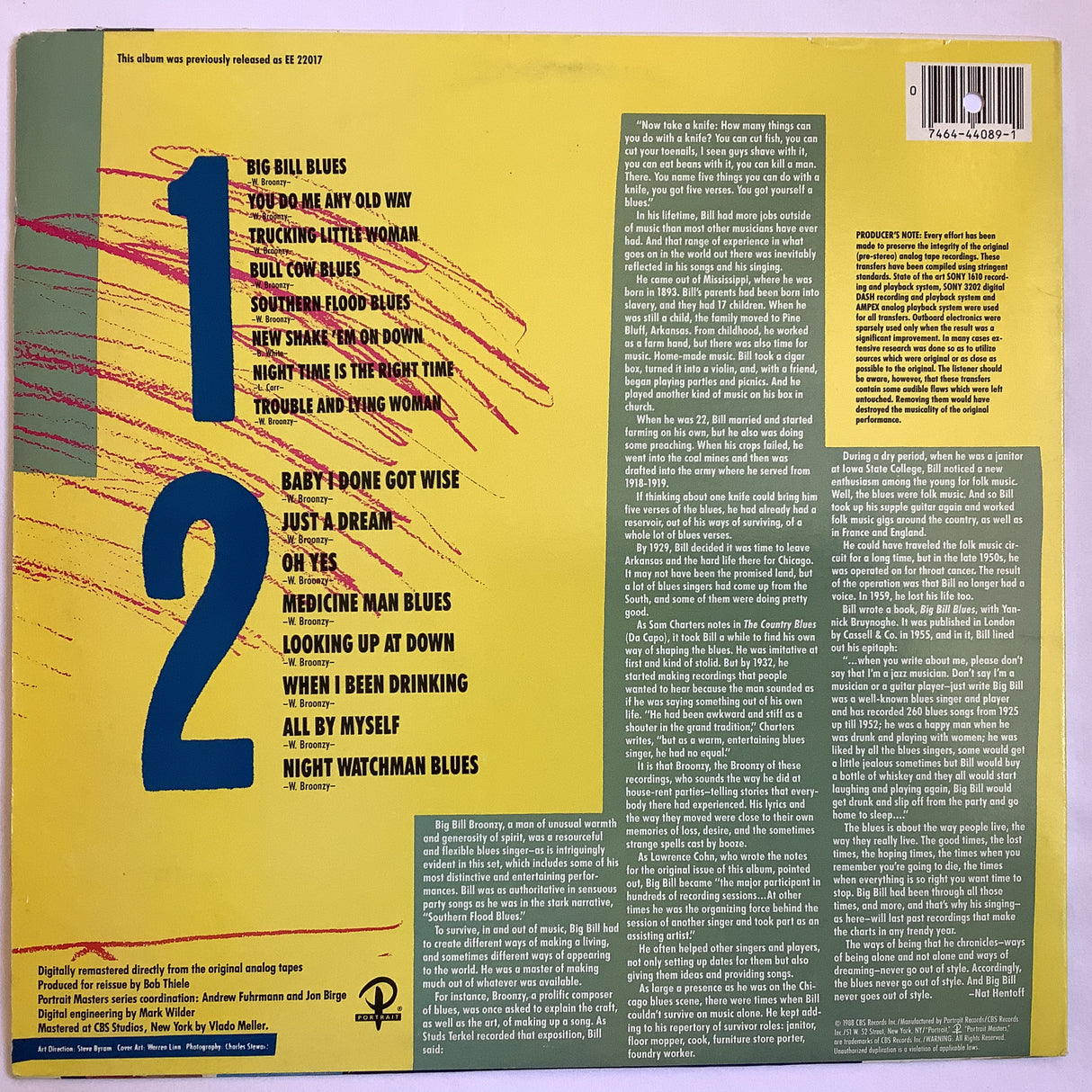 Broonzy, Big Bill - Big Bill's Blues