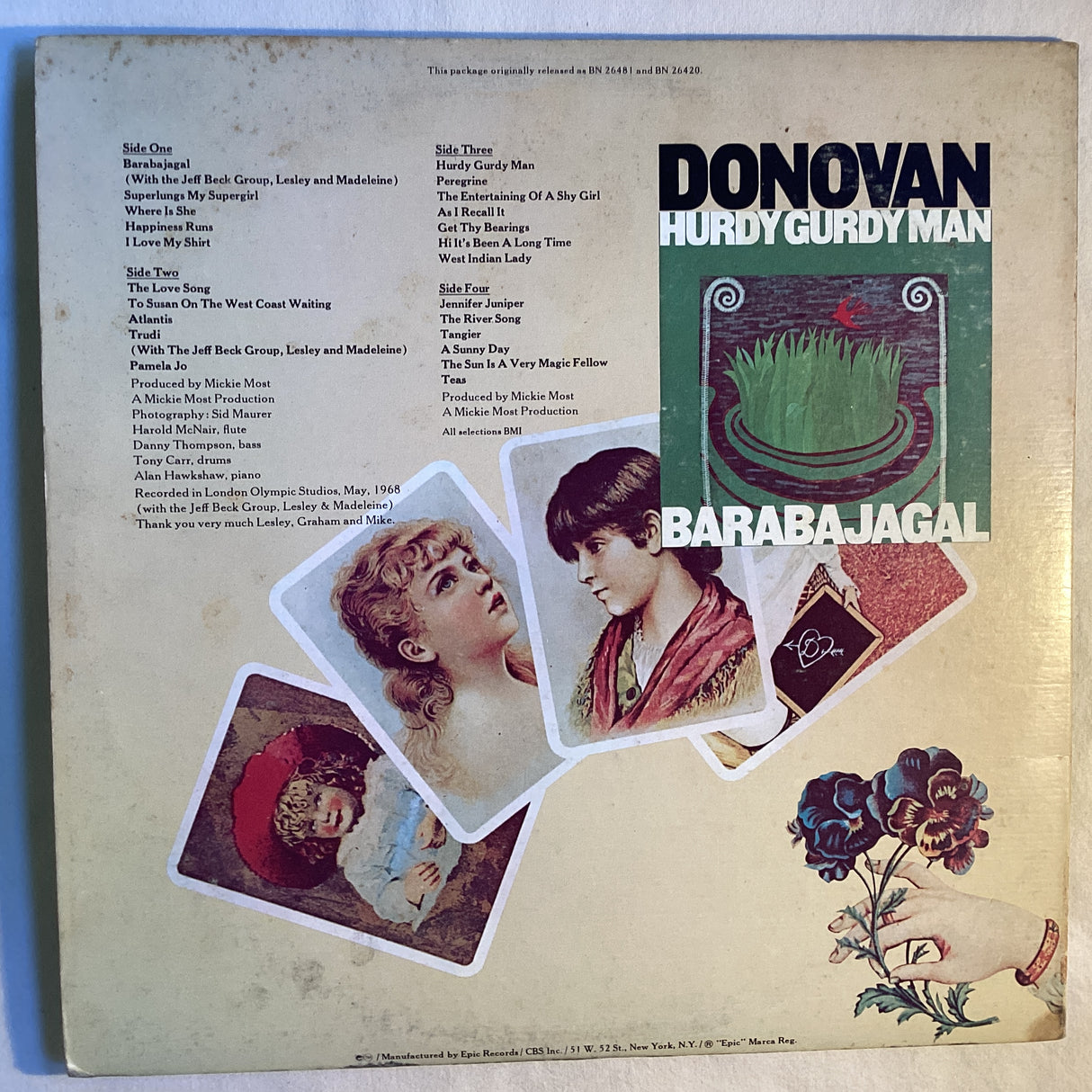 Donovan - Barbajagal/Hurdy Gurdy Man