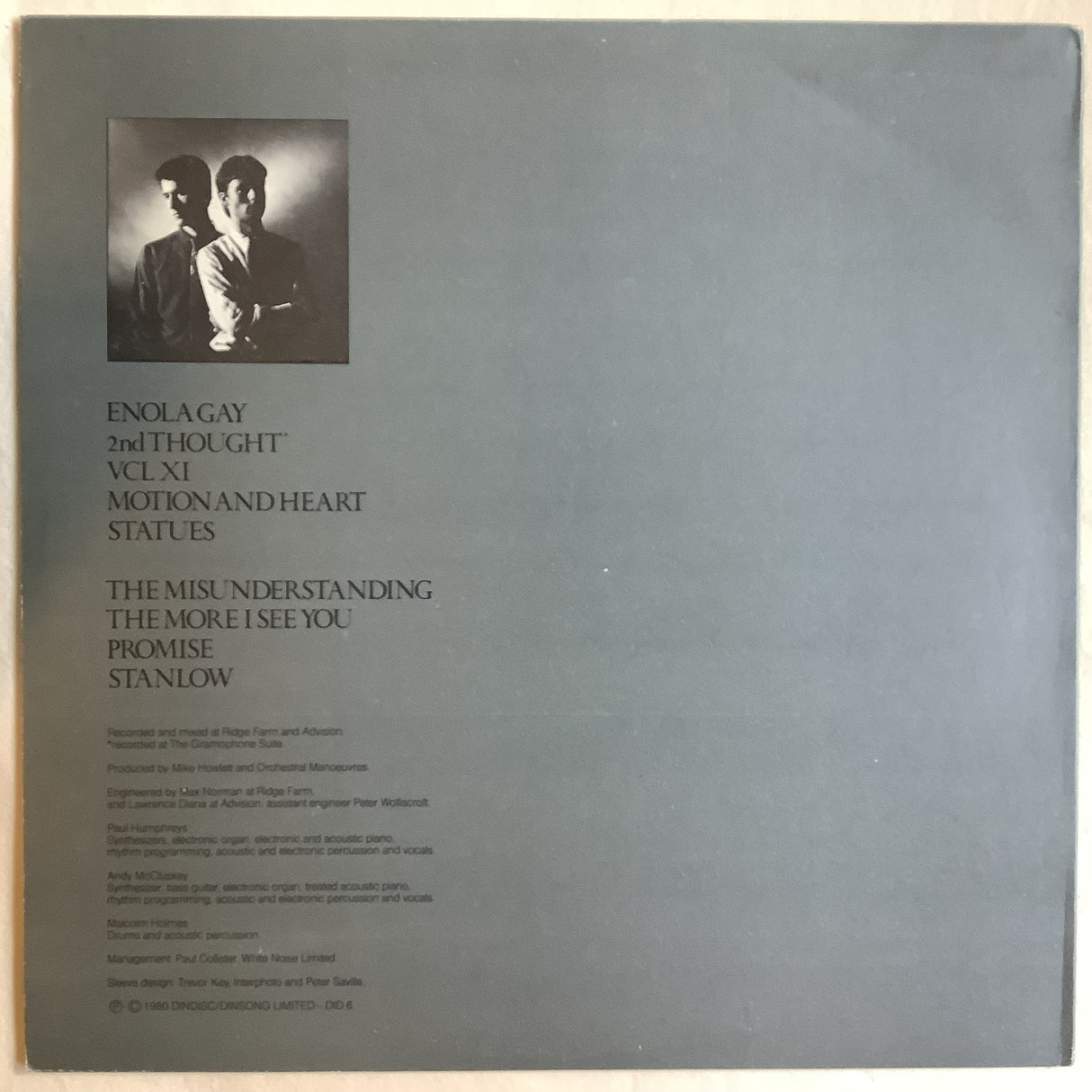 Orchestral Manoeuvres In Dark - Organisation