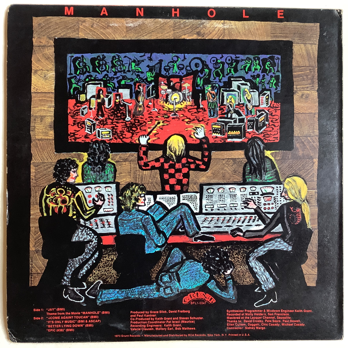 Slick, Grace - Manhole