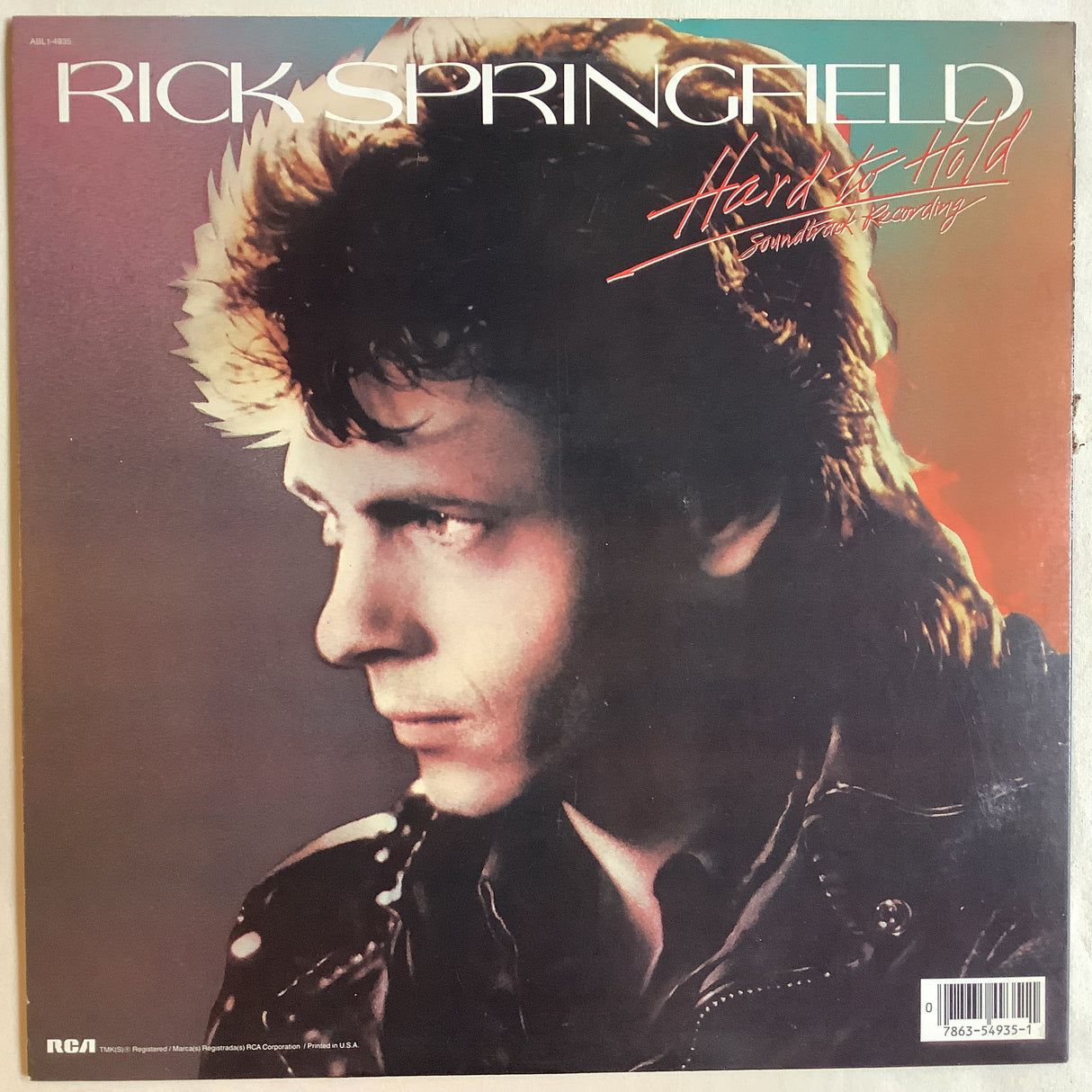 Springfield, Rick - Hard To Hold