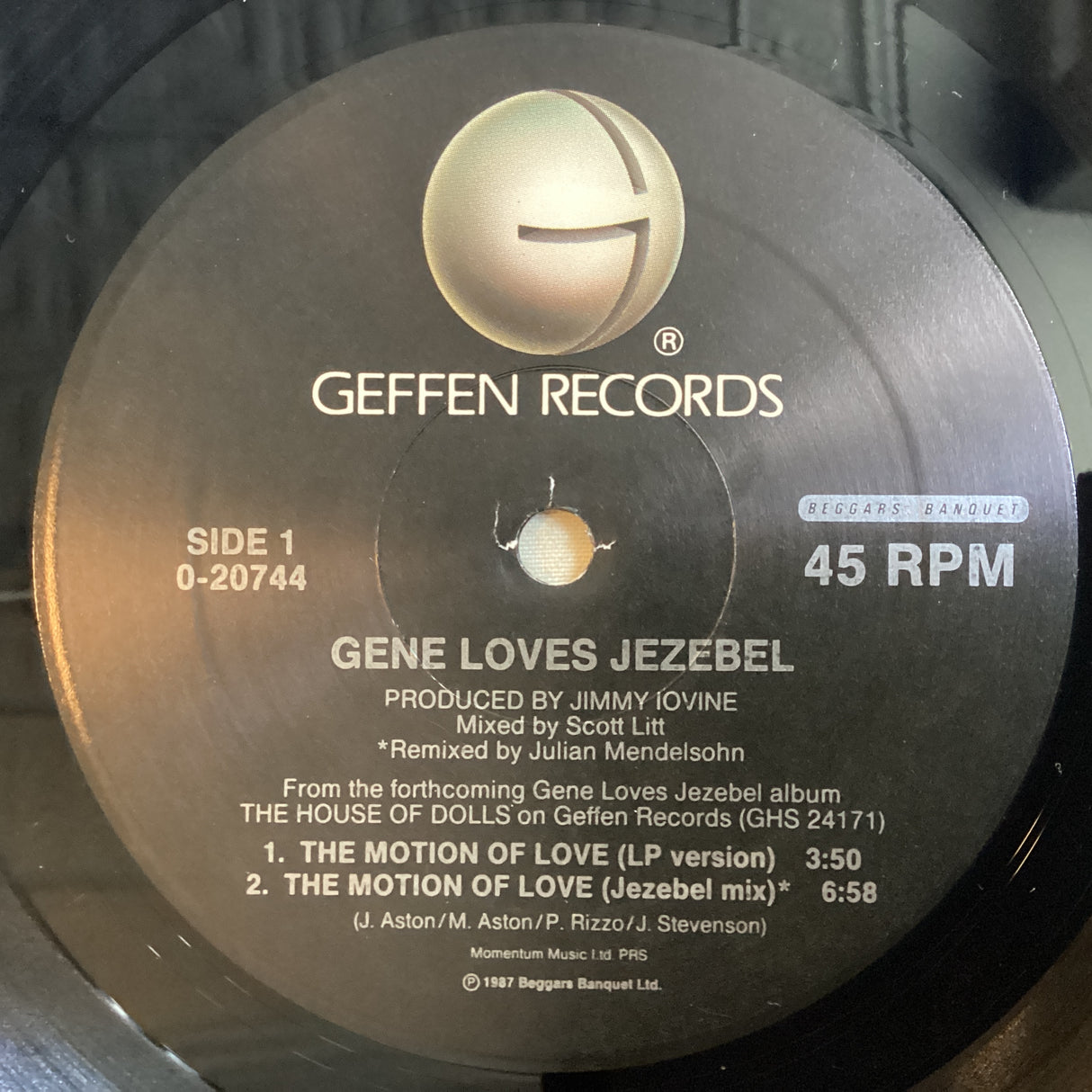 Gene Loves Jezebel - Motion Of Love