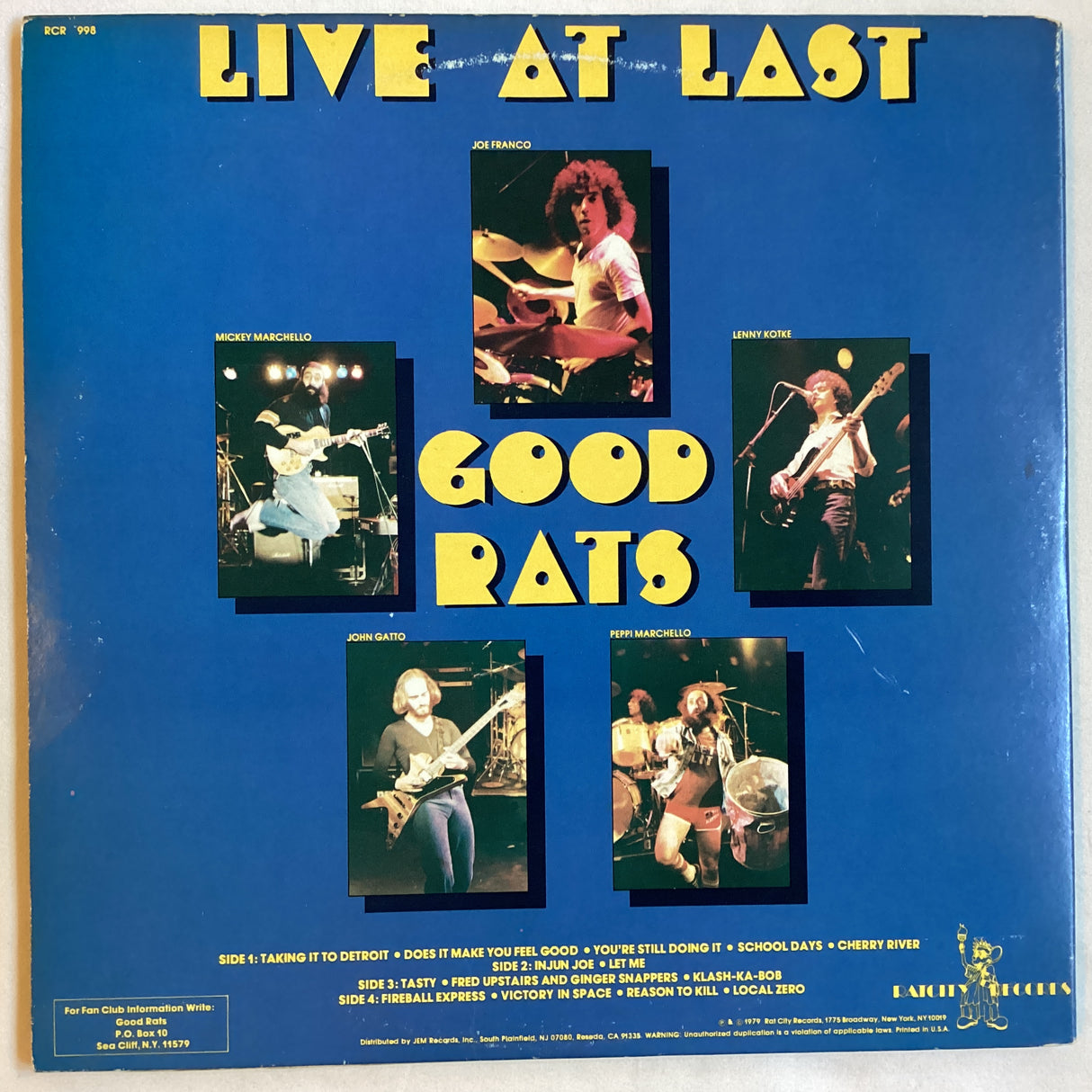 Good Rats - Live At Last