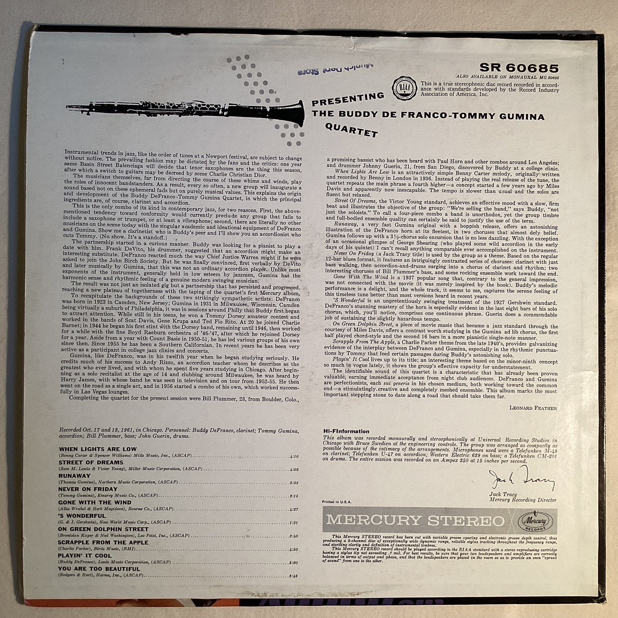 DeFranco/Gumina Quartet - Presenting