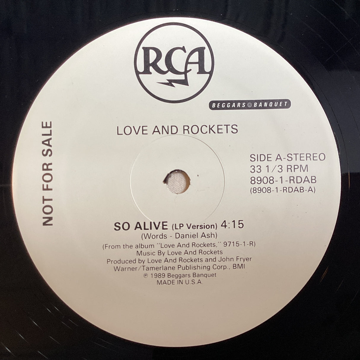 Love And Rockets - So Alive