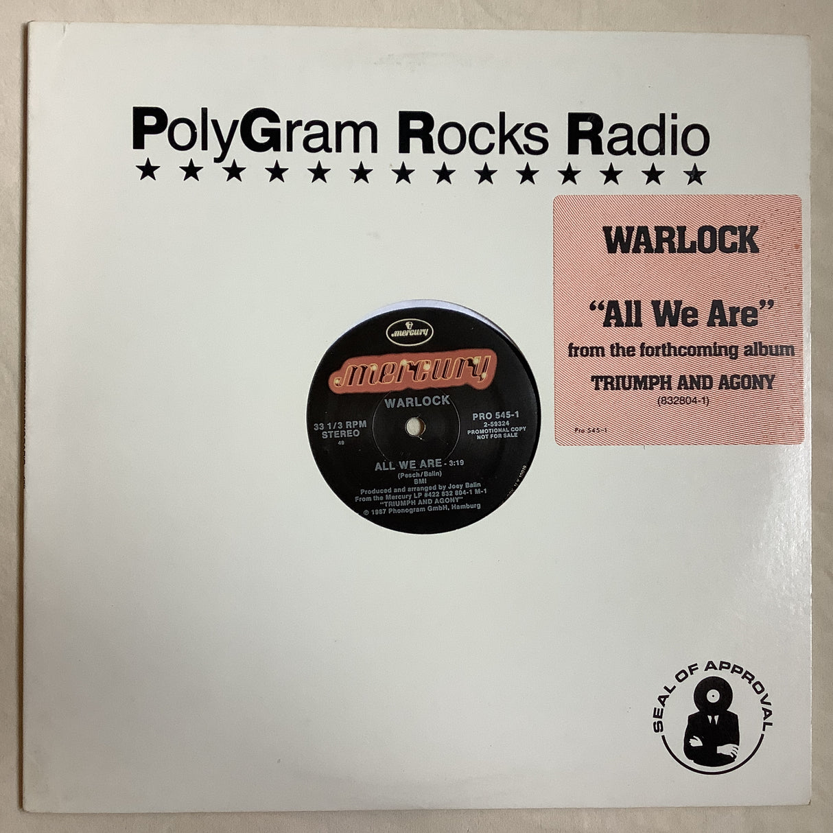 Warlock - All We Are