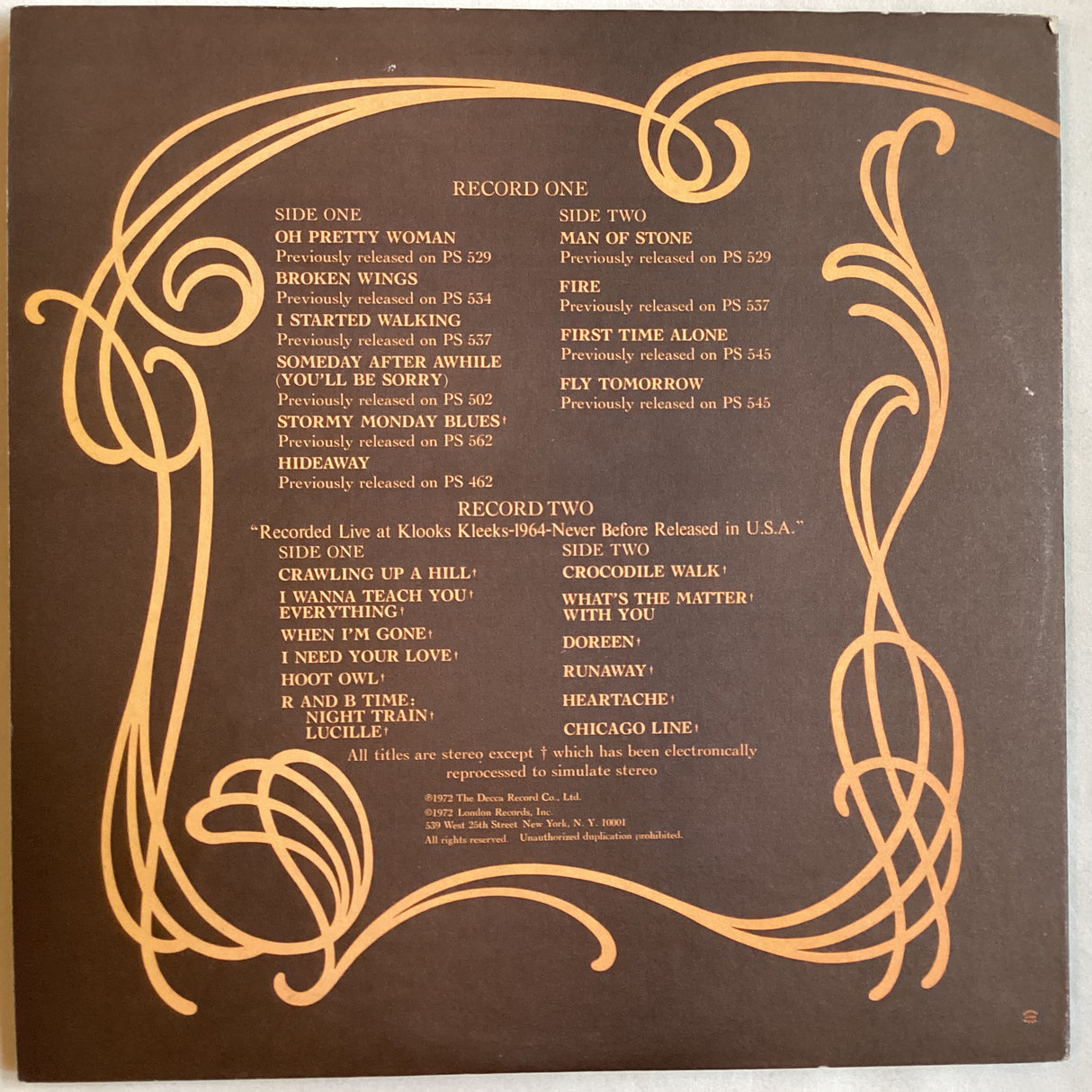 Mayall, John - Down The Line