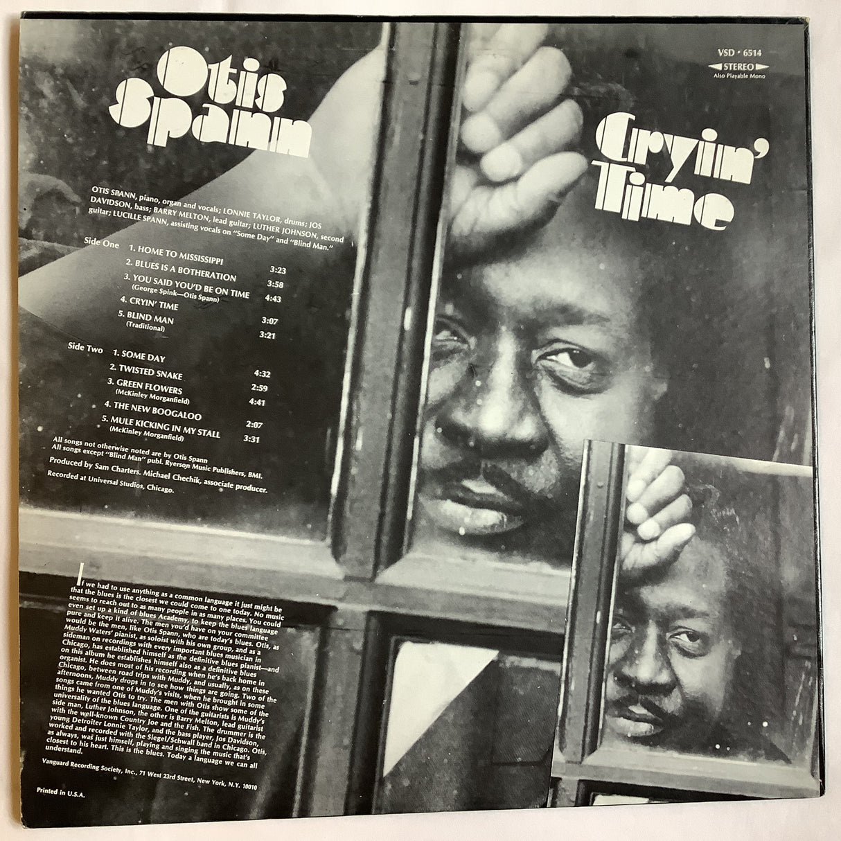 Spann, Otis - Cryin Time