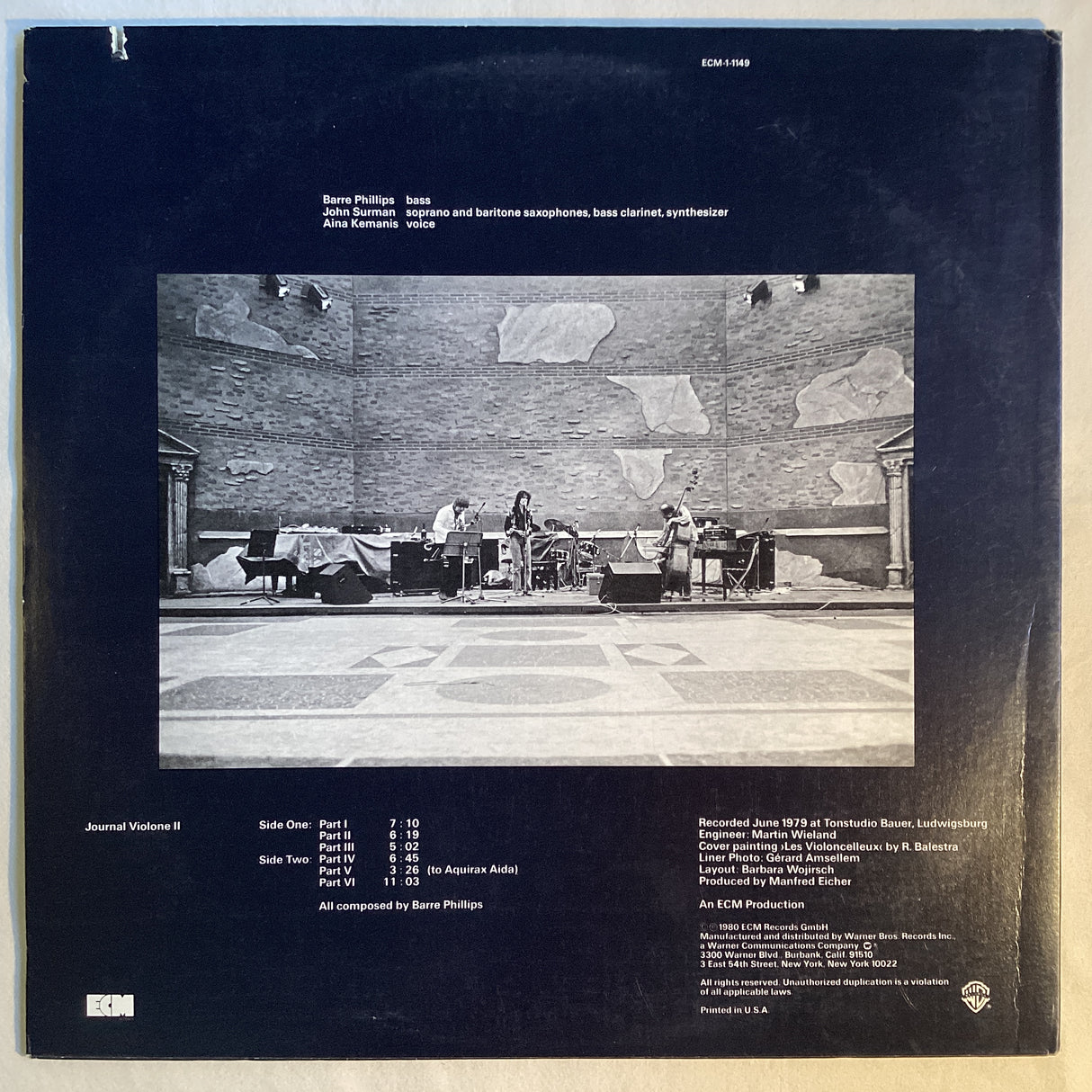 Phillips, Barre - Journal Violone II