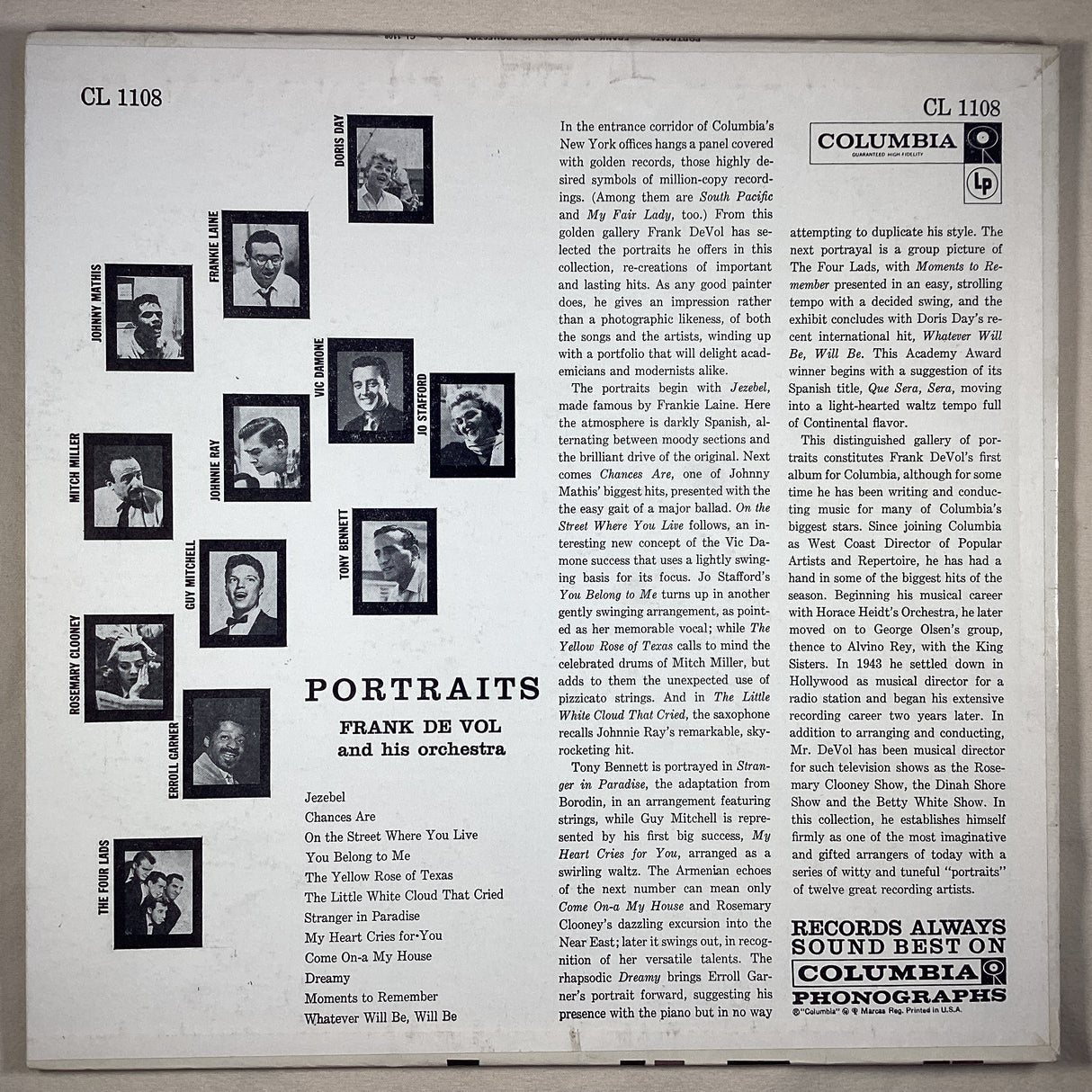 De Vol, Frank - Portraits