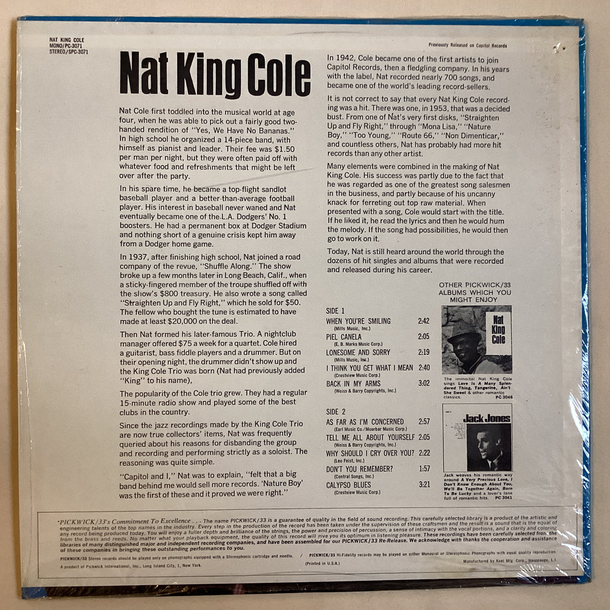 Cole, Nat King - When You're Smiling