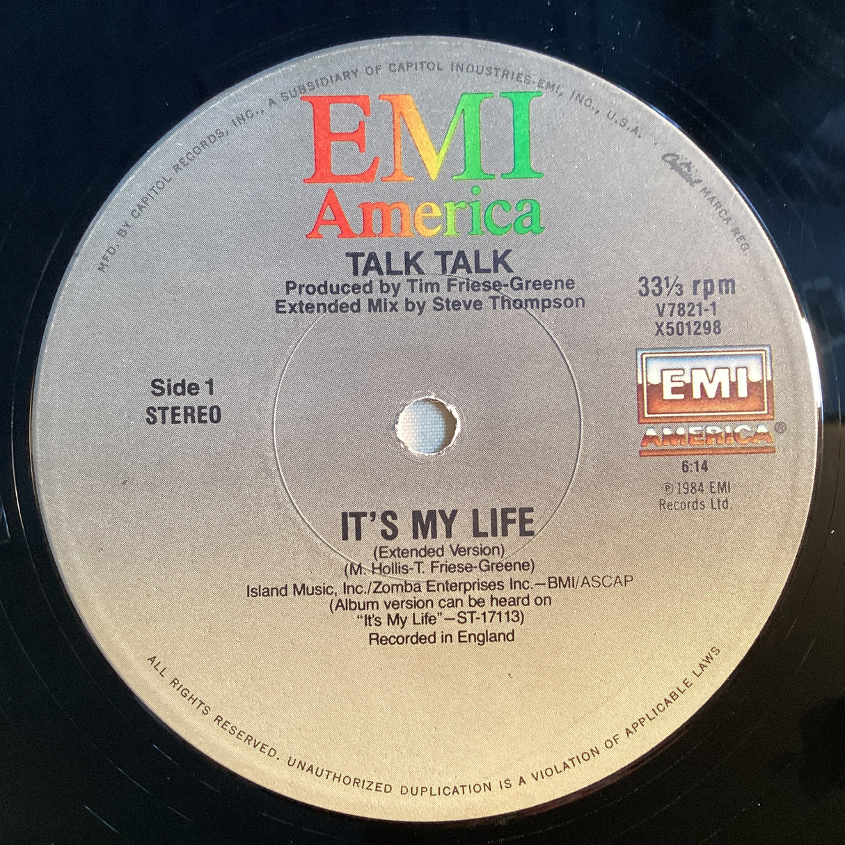 Talk Talk - It's My Life