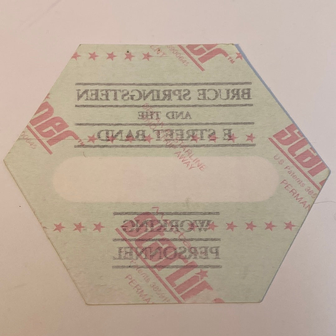 Springsteen, Bruce - 1985 Tour Pass