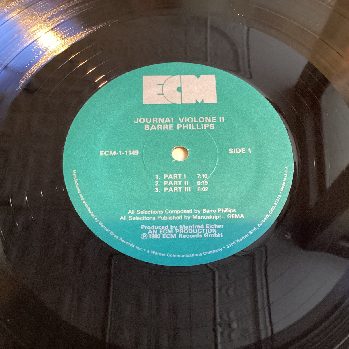 Phillips, Barre - Journal Violone II