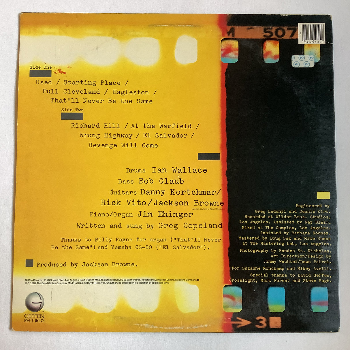 Copeland, Greg - Revenge Will Come