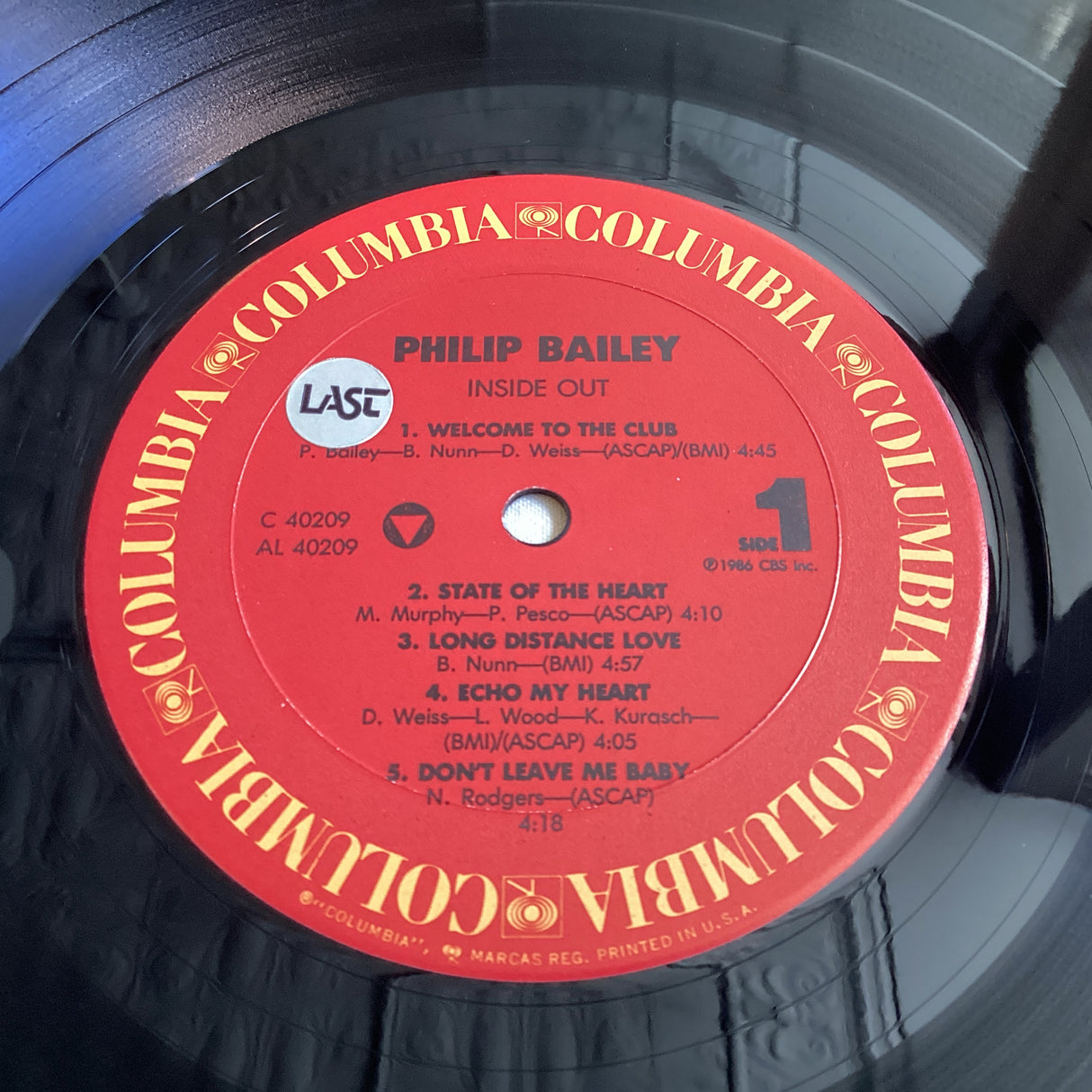 Bailey, Philip - Inside Out