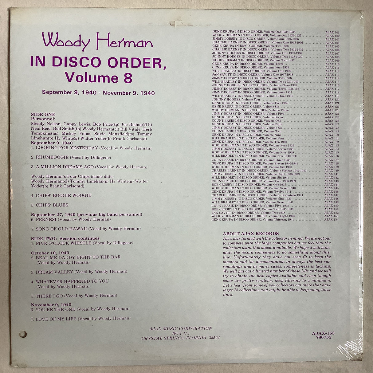 Herman, Woody - In Disco Order 8
