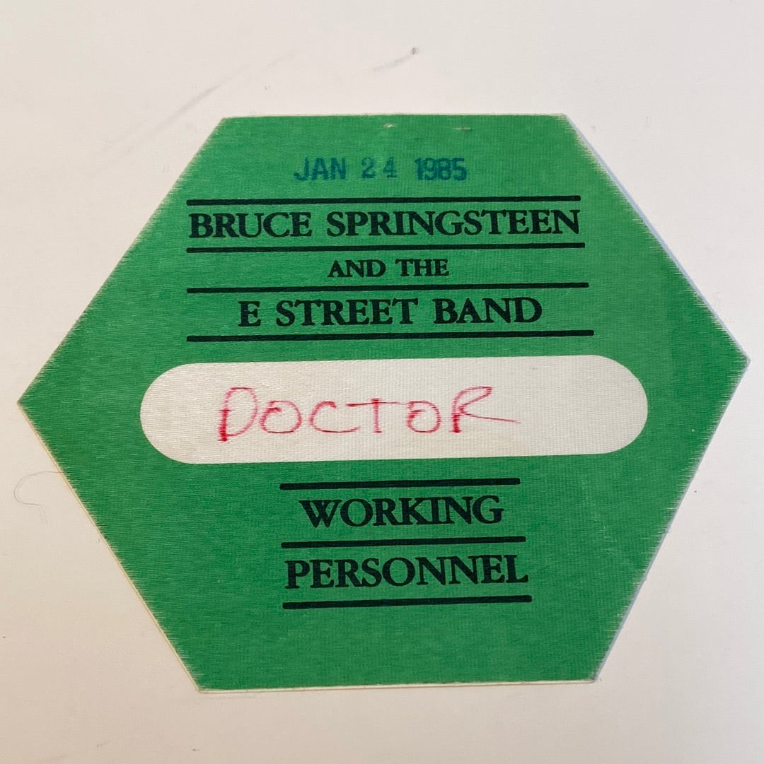 Springsteen, Bruce - 1985 Tour Pass