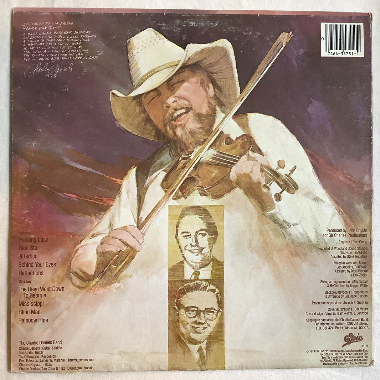 Daniels, Charlie - Million Mile Reflections