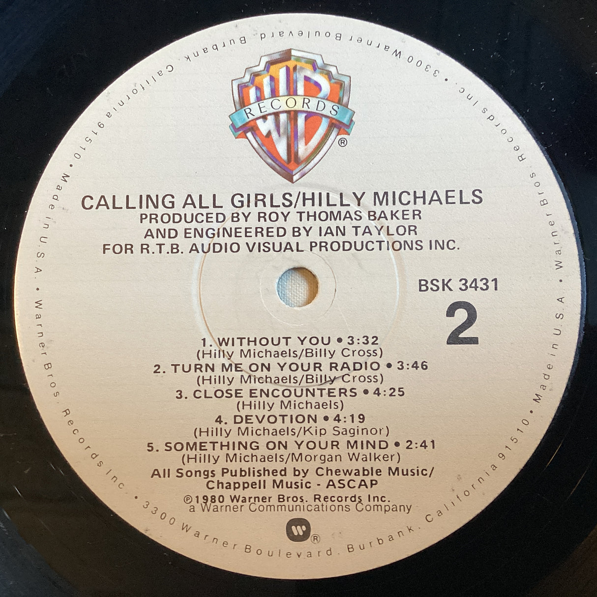Michaels, Hilly - Calling All Girls