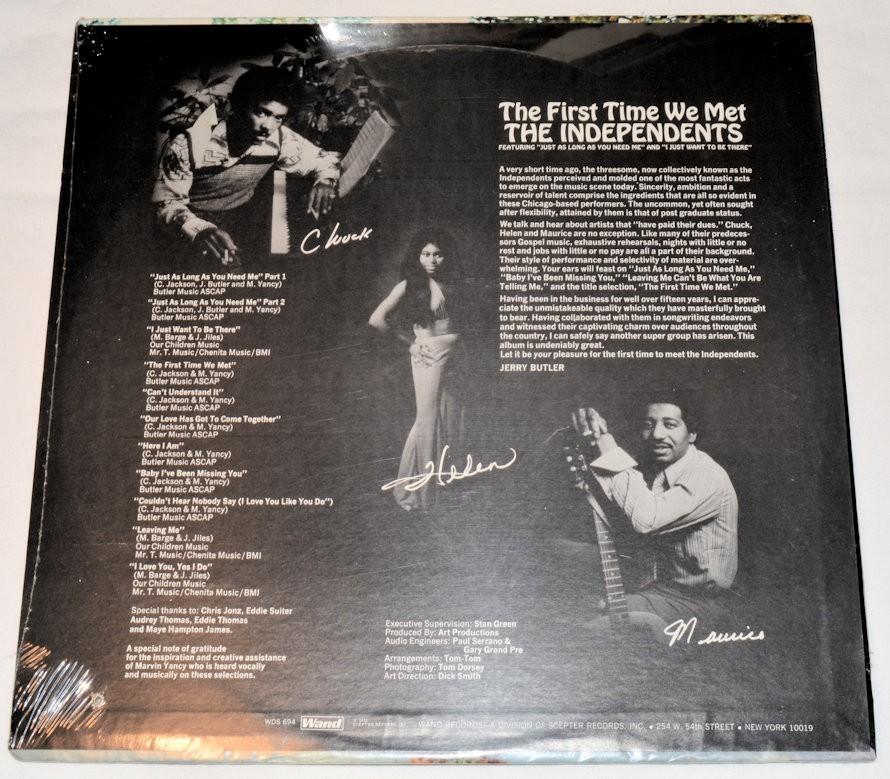 Independents, The - First Time We Met