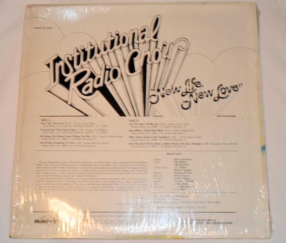 Institutional Radio Choir - New Life, New Love