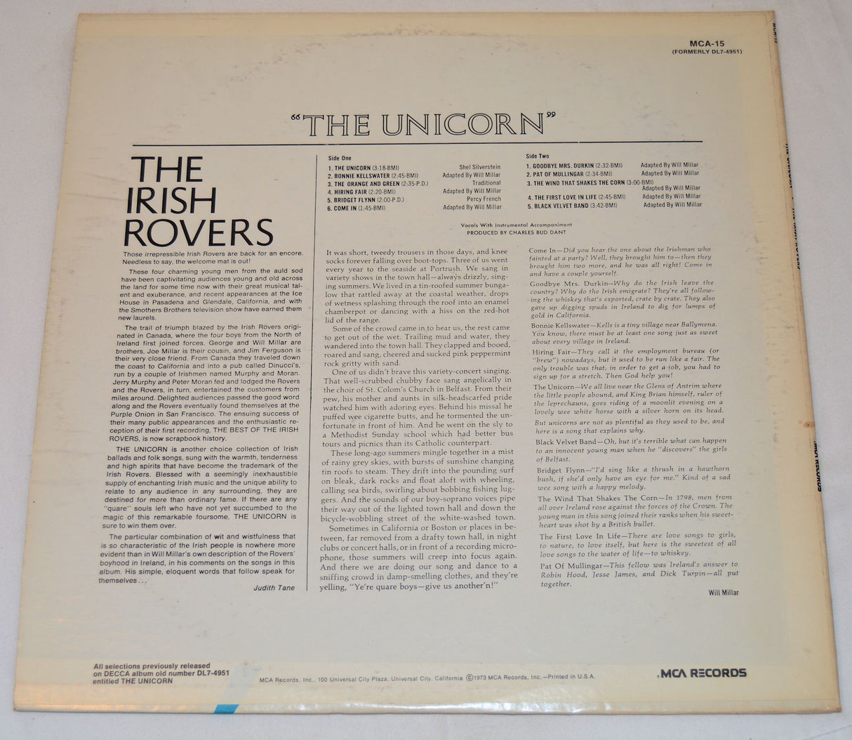 Irish Rovers - The Unicorn