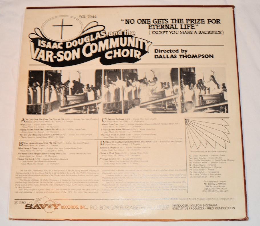 Douglas, Isaac - No One Gets The Prize For Eternal Life