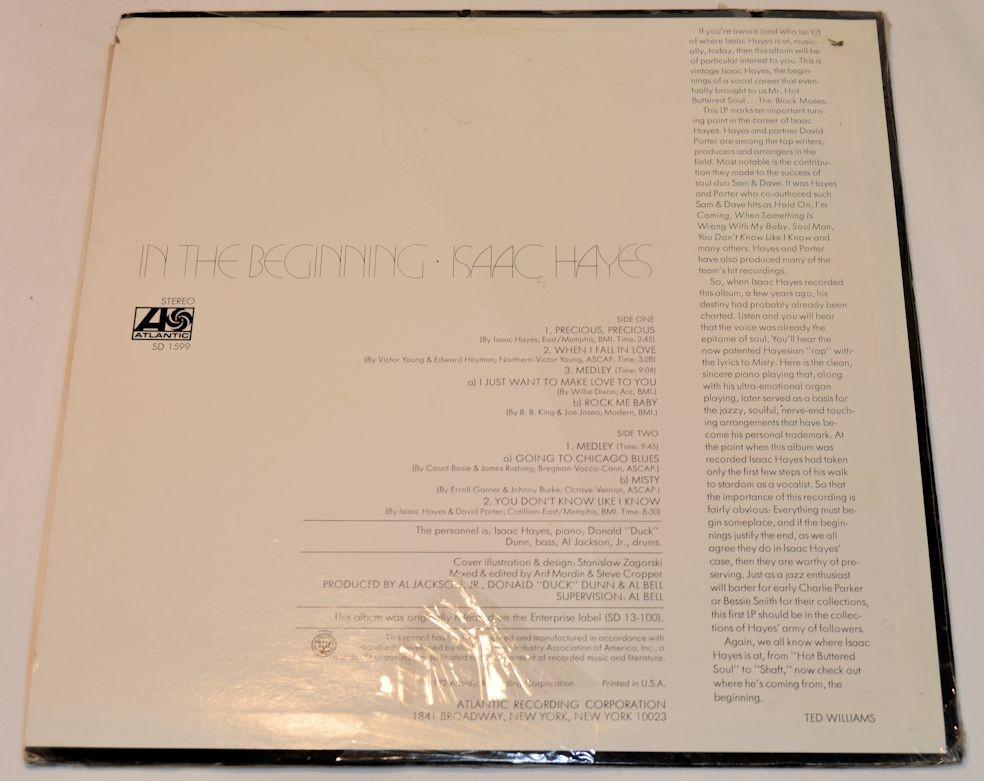 Hayes, Isaac - In The Beginning