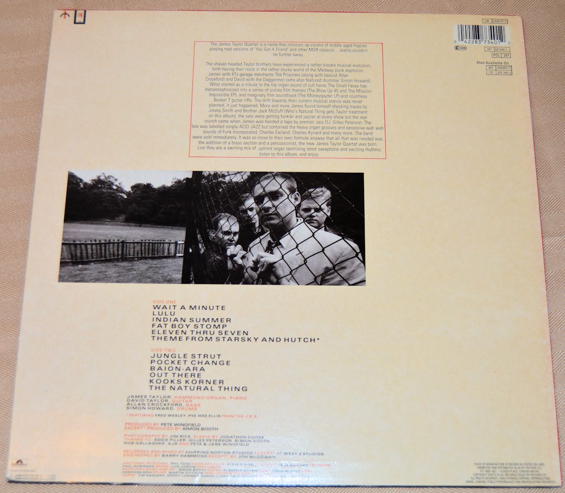 Taylor, James Quartet - Wait A Minute