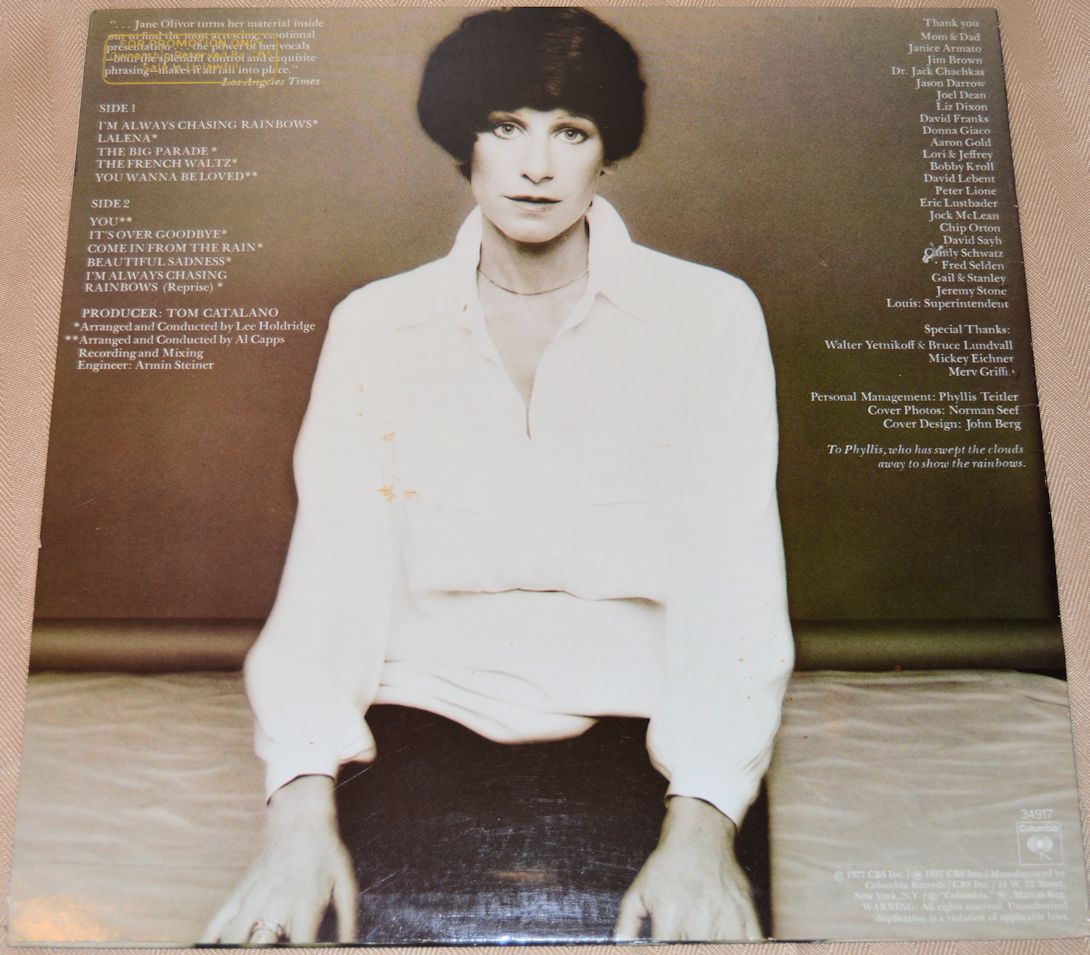 Olivor, Jane - Chasing Rainbows