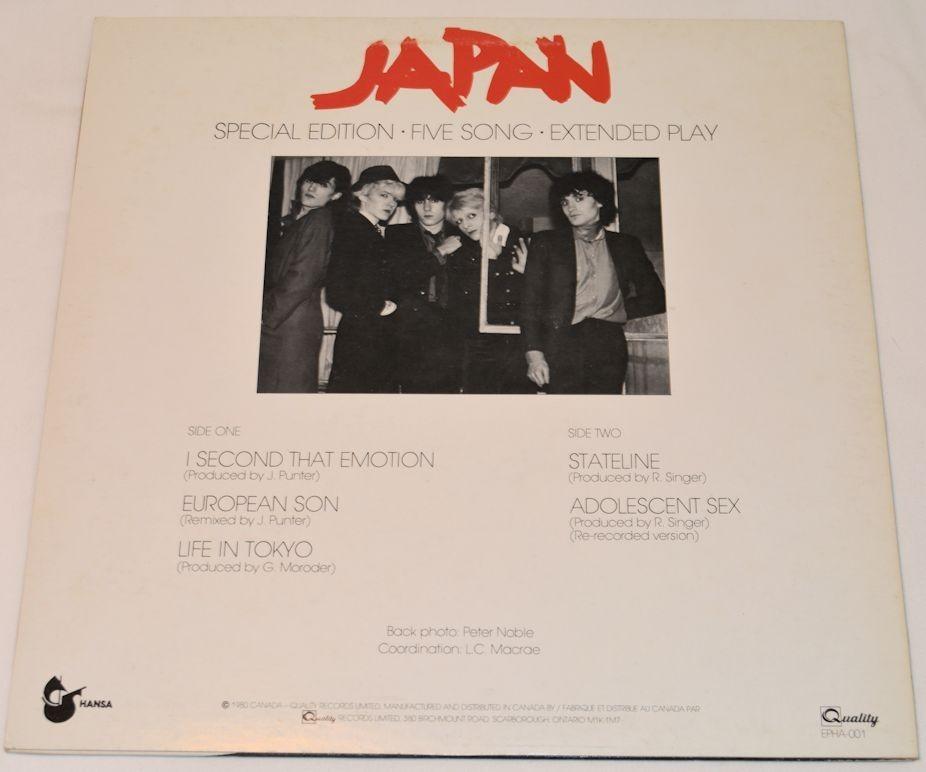 Japan - Special Edition EP