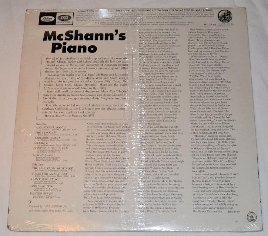 McShann, Jay - Piano