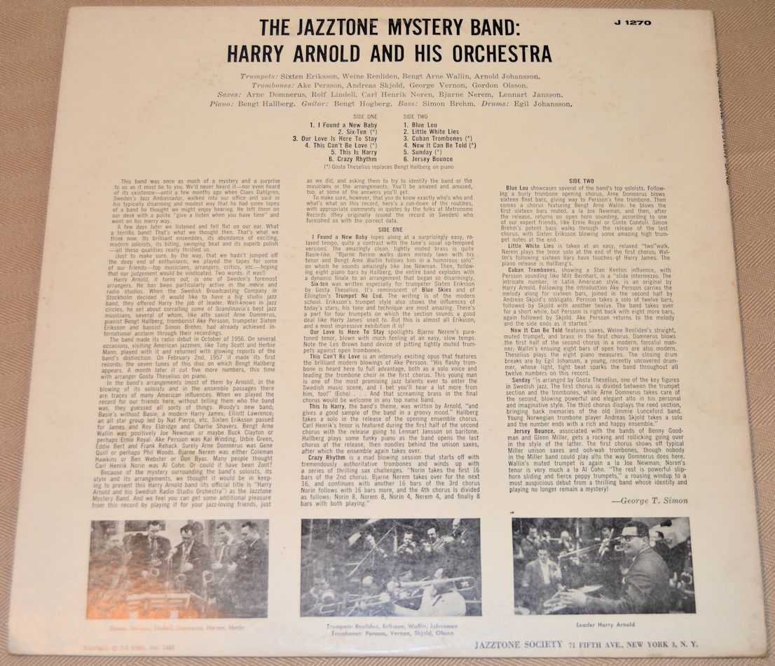 Jazztone Mystery Band - The Jazztone Mystery Band