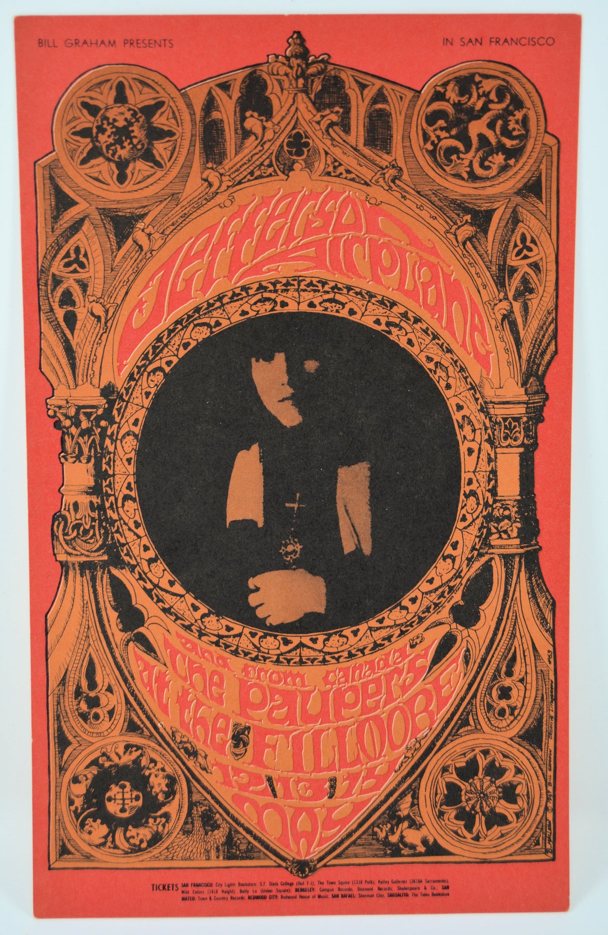 Jefferson Airplane - Fillmore Postcard
