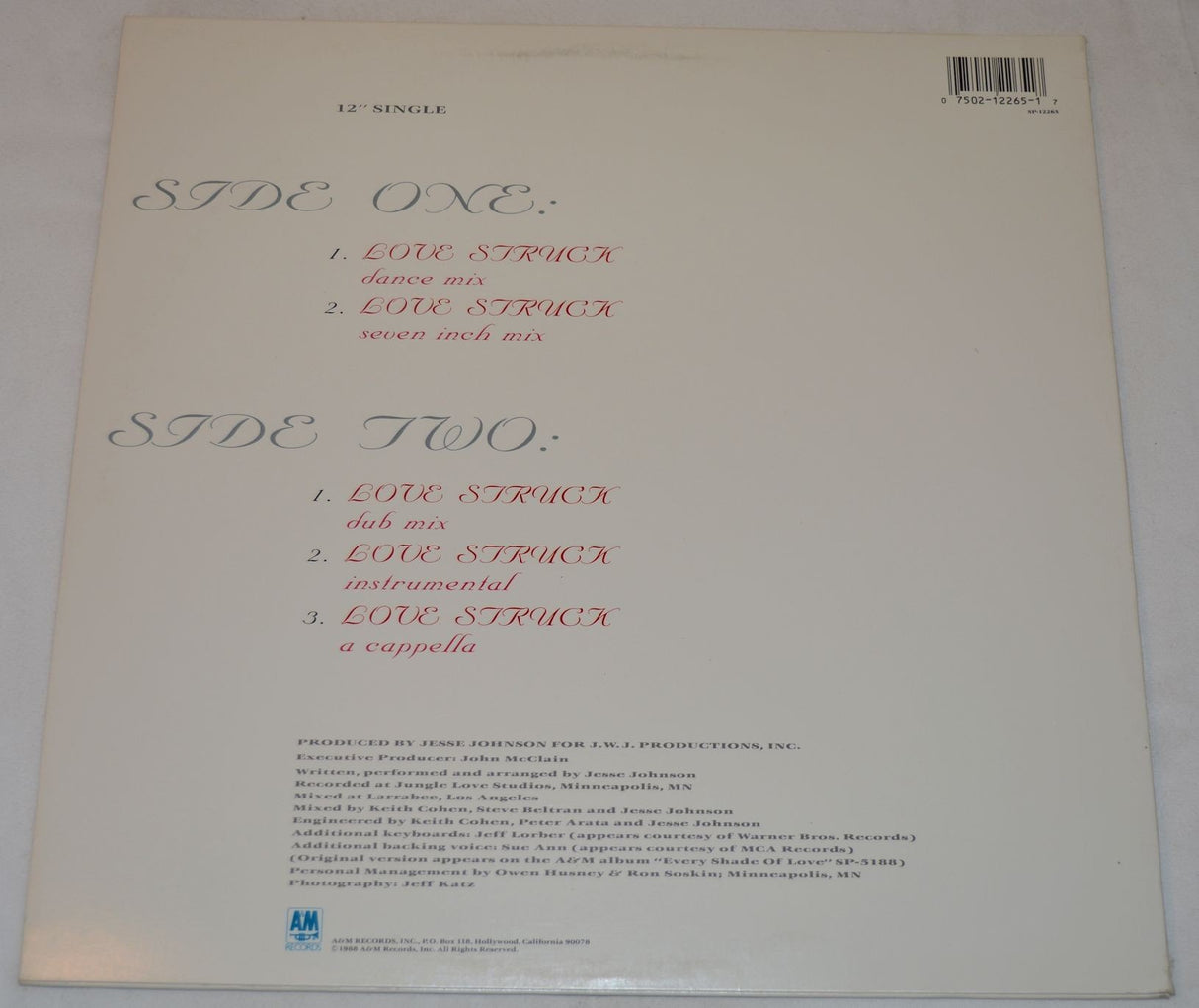 Johnson, Jesse - Love Struck