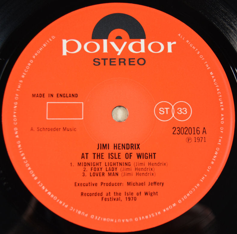 Hendrix, Jimi - Isle Of Wight
