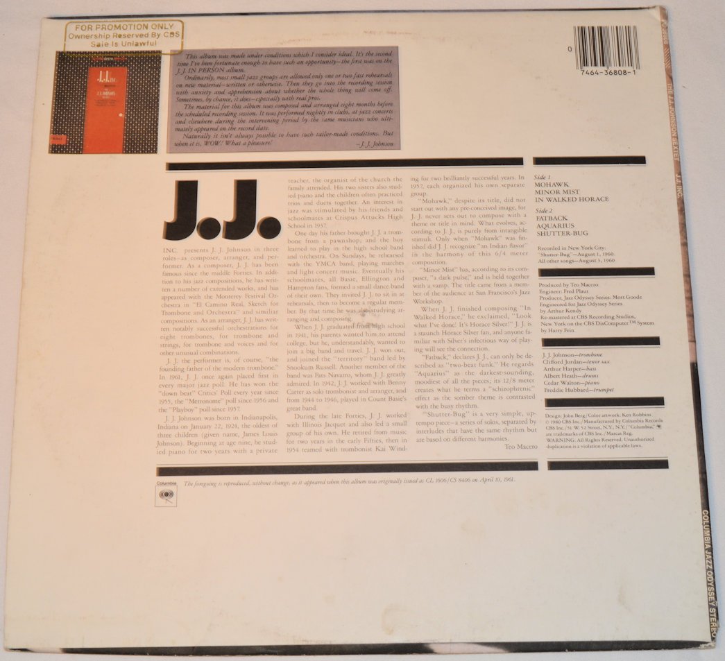 Johnson, J.J. - J.J. Inc.